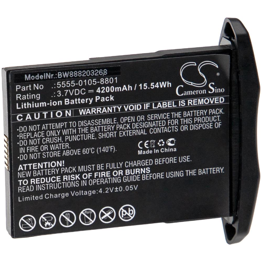 vhbw batteria compatibile con Thomson 28106FE1 Ultra Slim Dect, 28115, 28118, RU1873GE3-A telefono fisso cordless (500mAh, 3,7V, Li-Ion
