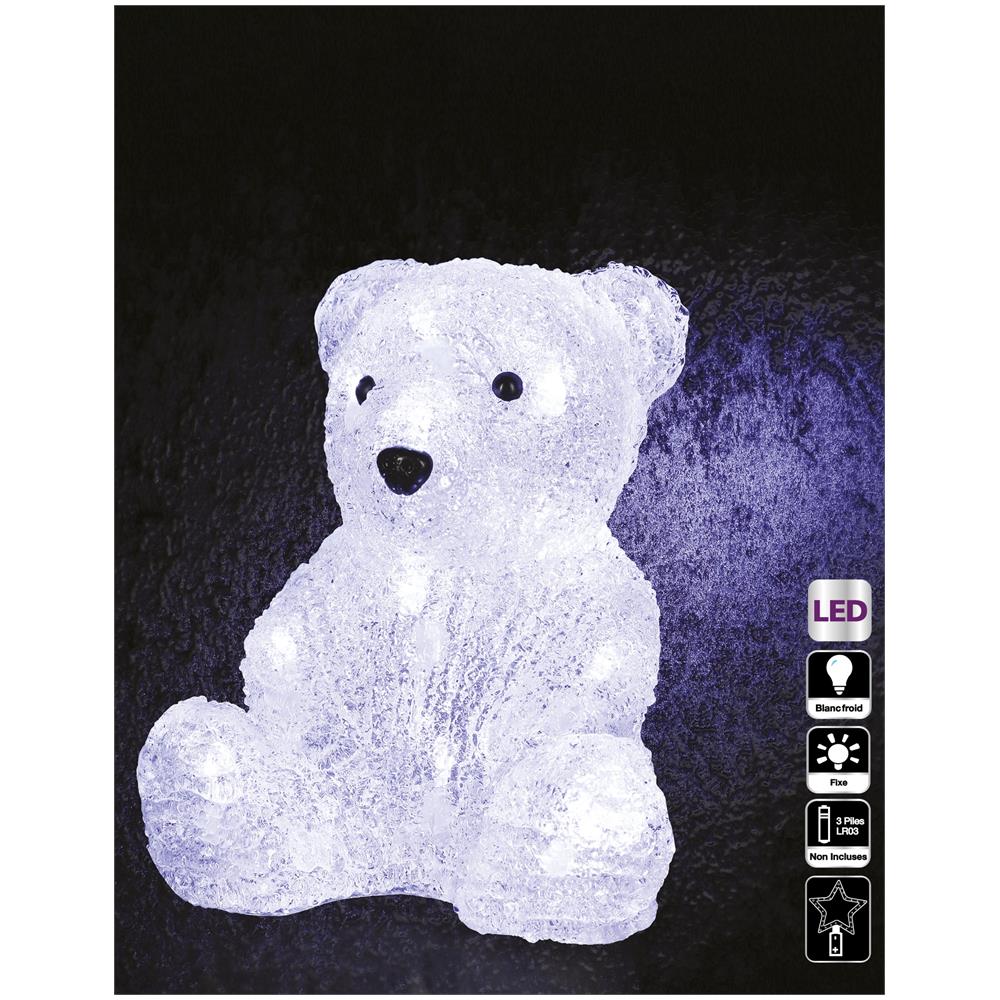 Jja - Decorazione Luminosa Orsetto Polare - Foto 1