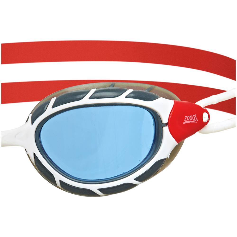 Occhialino Nuoto Predator Blu Regular Bianco / rosso - Foto 2