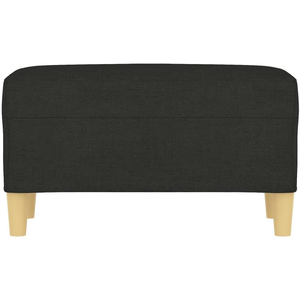 Panca Nero 70x35x41 Cm In Tessuto - Foto 3