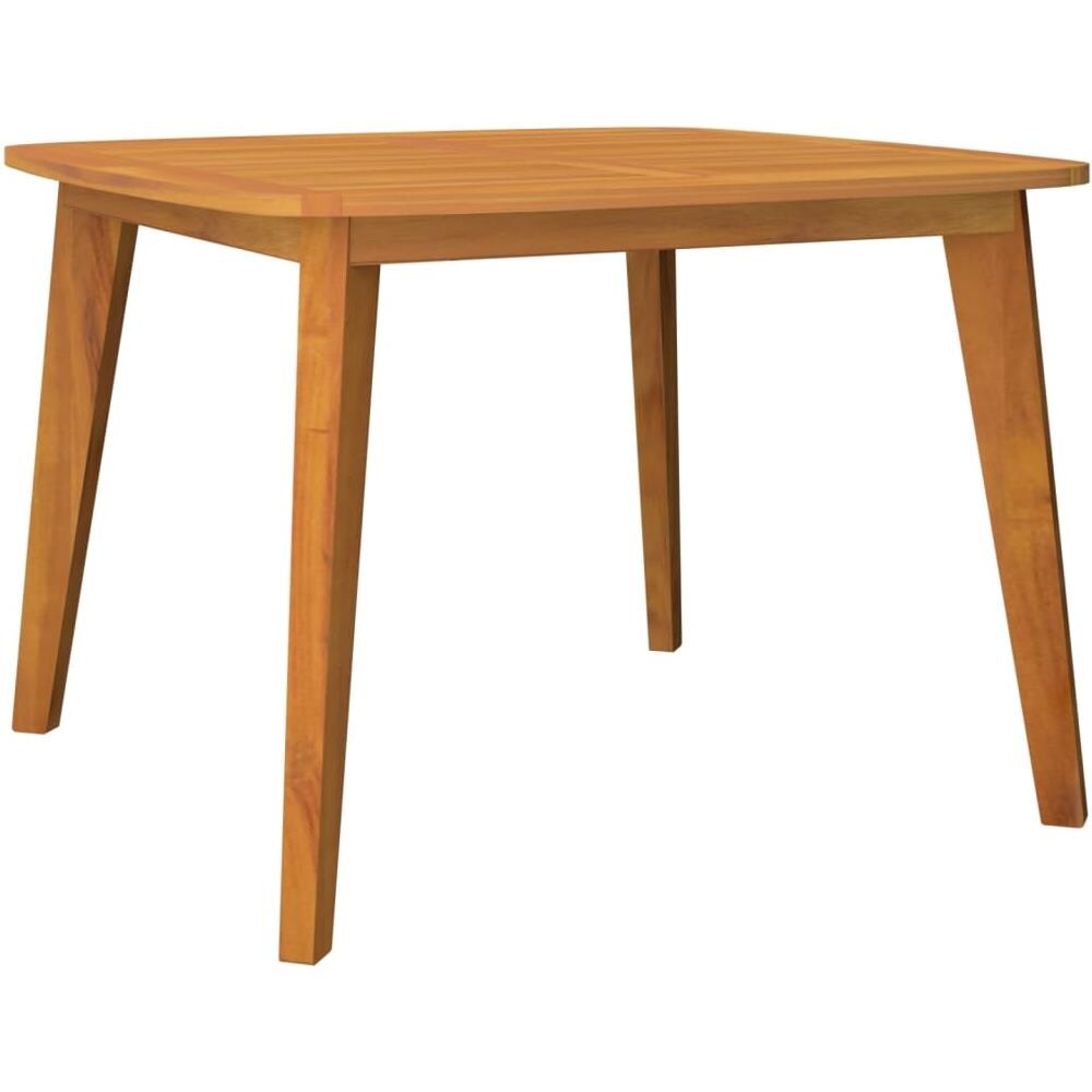 Tavolo Da Giardino 110x110x75 Cm Legno Massello Di Acacia - Foto 2