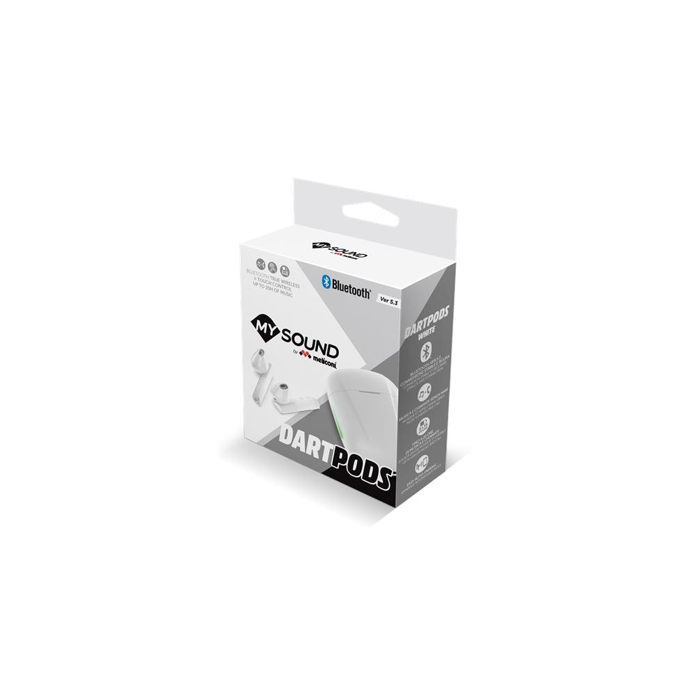 497332 cuffia e auricolare True Wireless Stereo (TWS) In-ear Musica e Chiamate Bluetooth Bianco - Foto 2