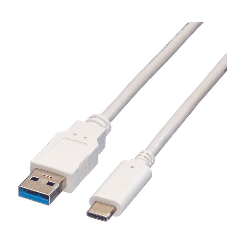 CAVO USB 3.2 A-C 1MT M /M WH VALUE - Foto 1