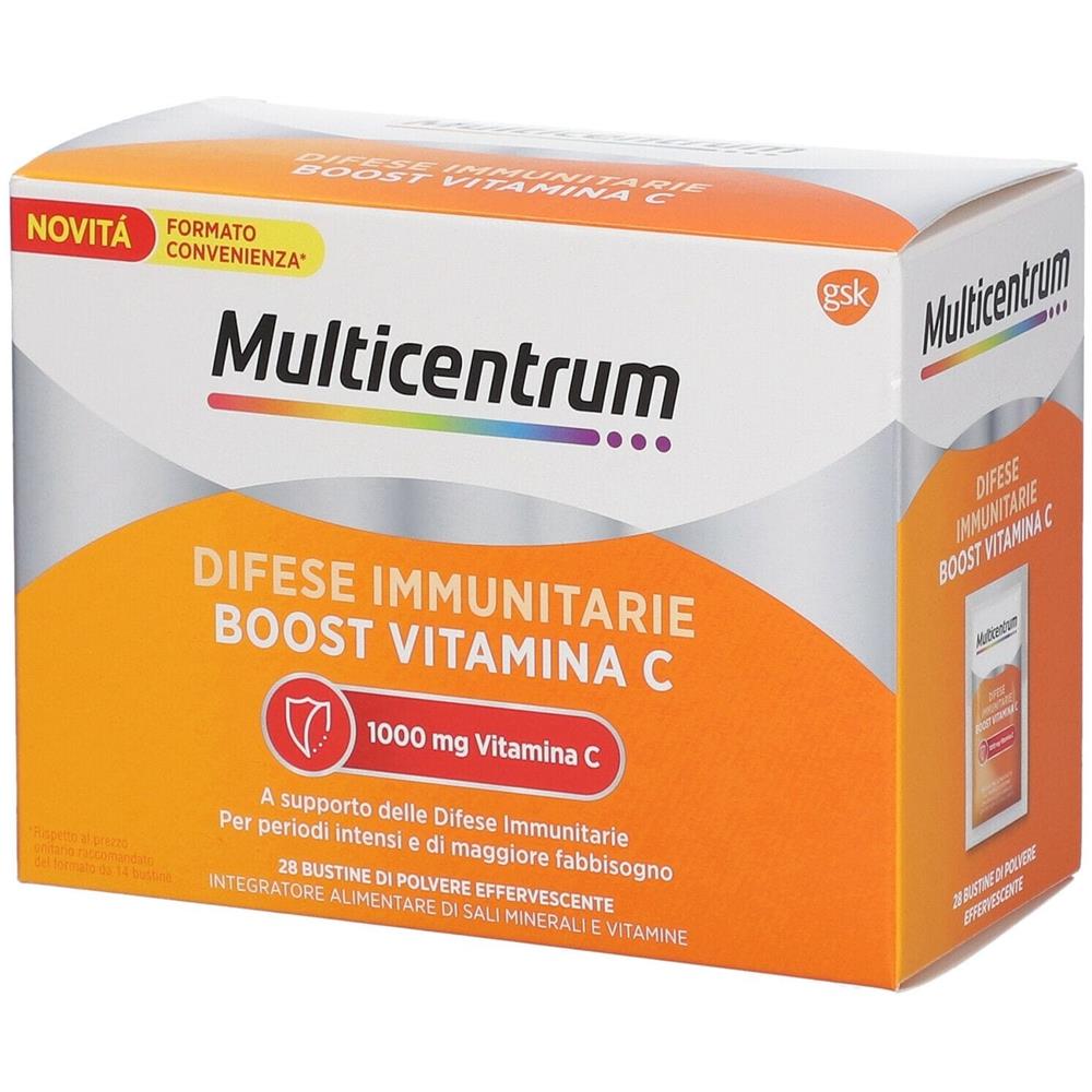 Multicentrum Difese Immunitarie Boost Vitamina C 28 Bustine - Foto 1