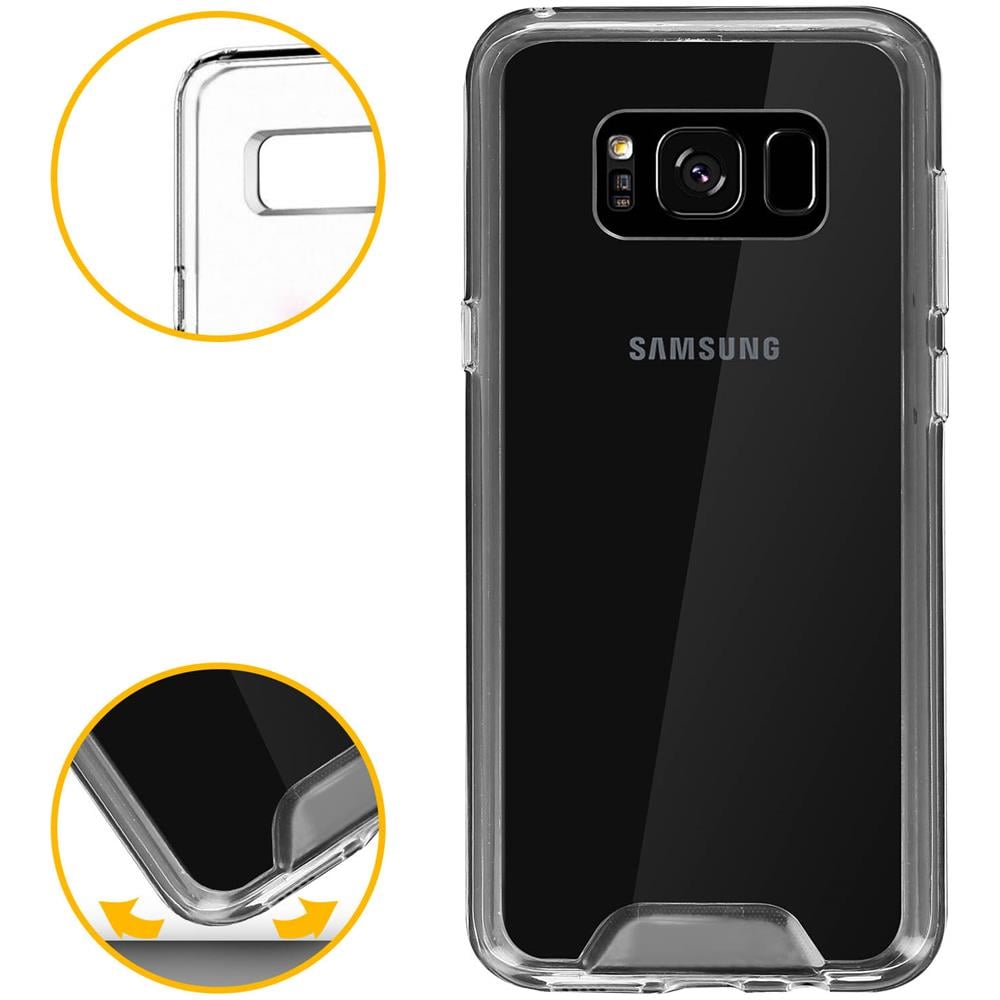 Cover Samsung Galaxy S8 Plus Cover Crystal Bi-materia - Trasparente - Foto 5