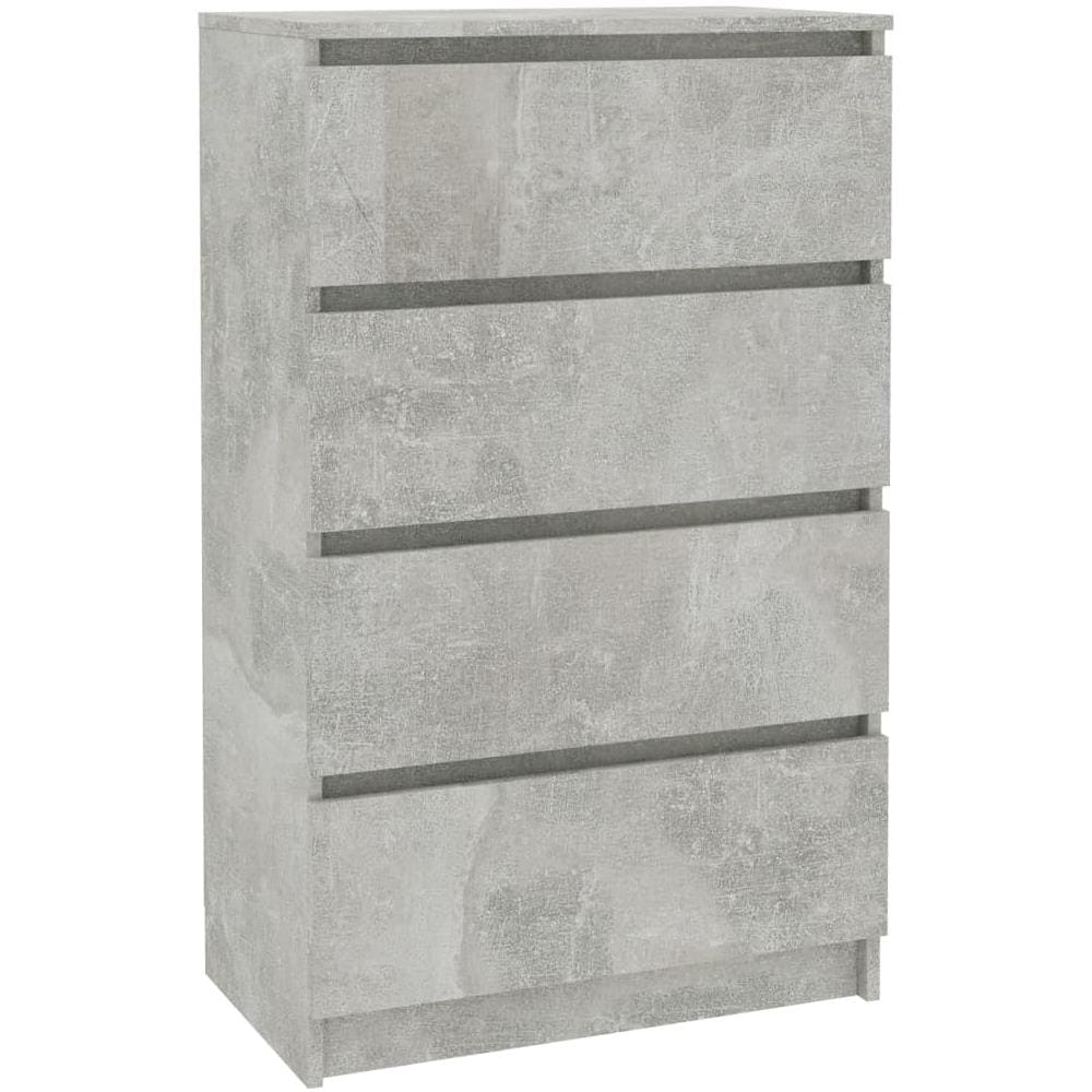 Credenza Grigio Cemento 60x35x98,5 cm in Legno Multistrato - Foto 2