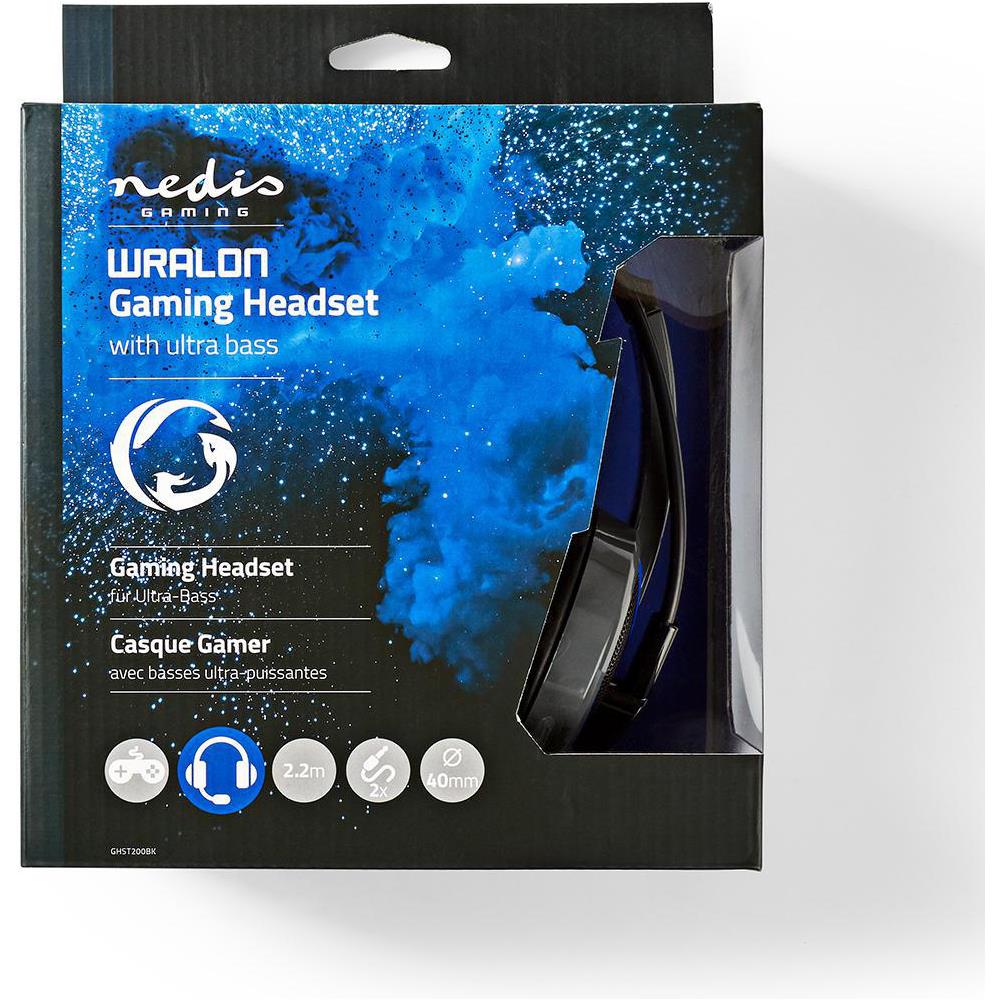 GHST200 Cuffie Gaming Stereo Padiglione Auricolare Cablato con Microfono Integrato Colore Nero - Foto 5