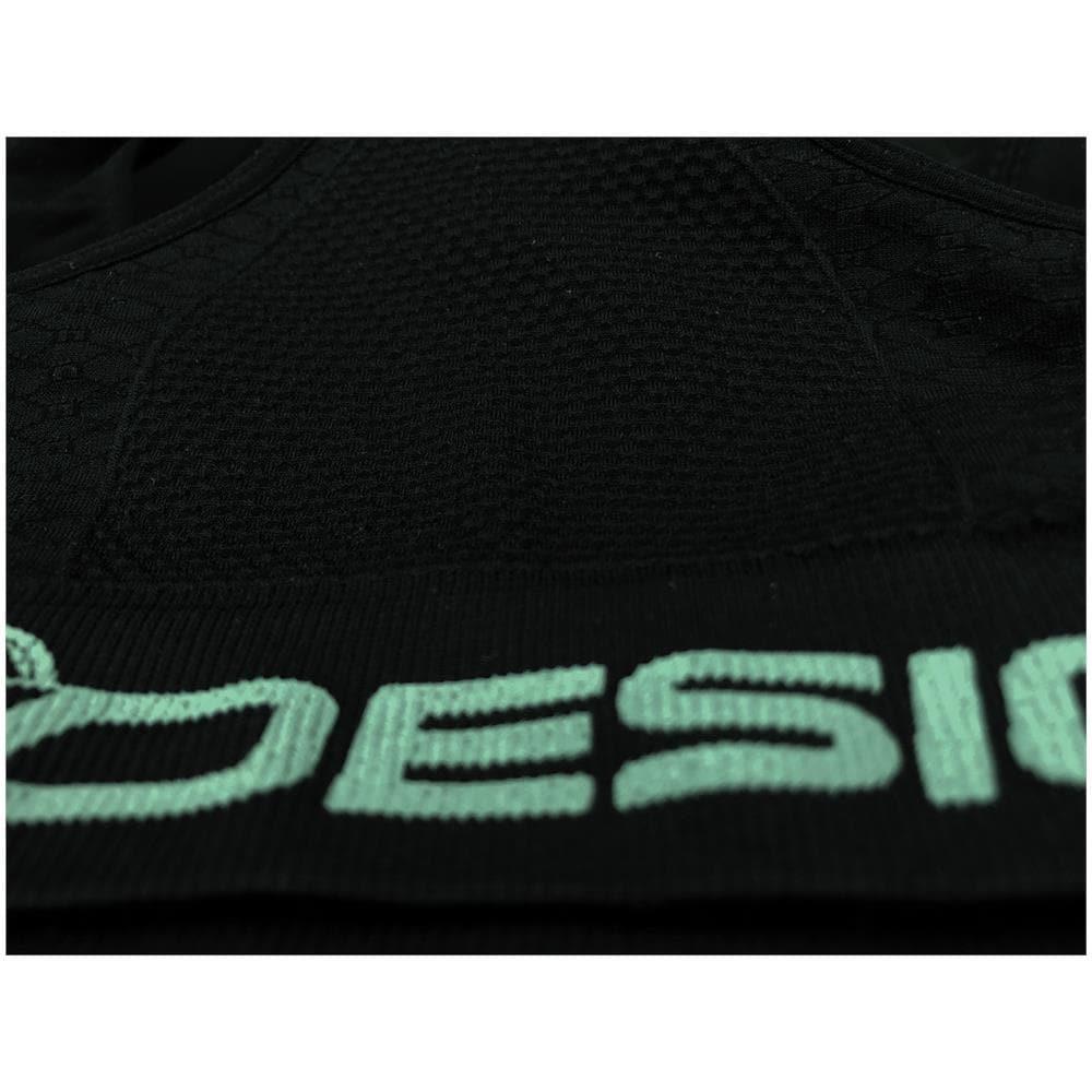 Verde Logo, S, Nero-verde, Reggiseno Sportivo, 010002101 - Foto 2