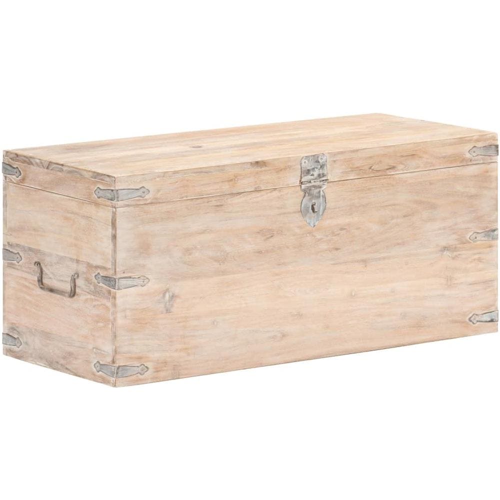 Baule 90x40x40 cm in Legno Massello di Acacia - Foto 1