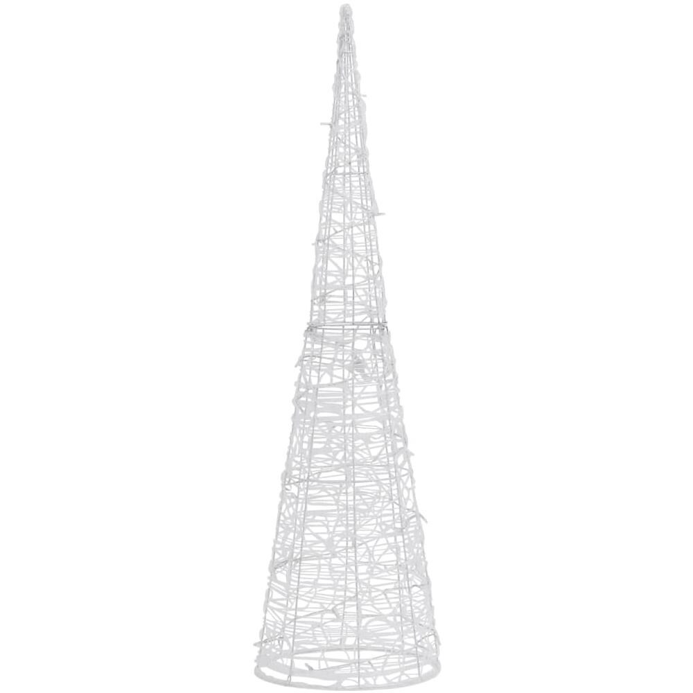 Piramide Decorativa Cono di Luce LED Acrilico Colorato 90 cm - Foto 6