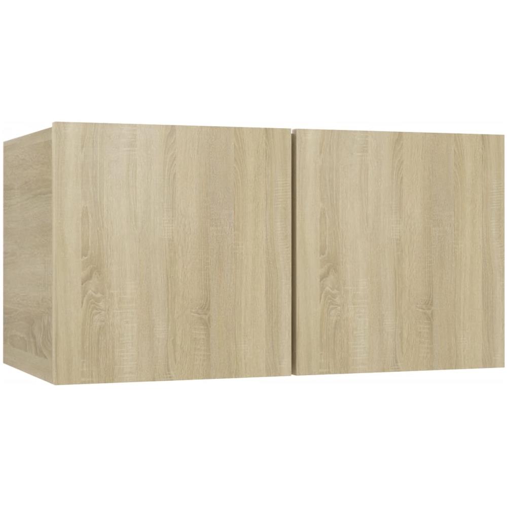 Set di Mobili Porta TV 6 pz Rovere Sonoma in Legno Multistrato - Foto 6