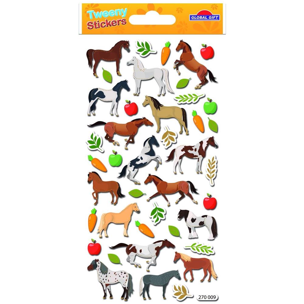 Adesivi - Schiuma - Cavalli - Oro - Foto 1