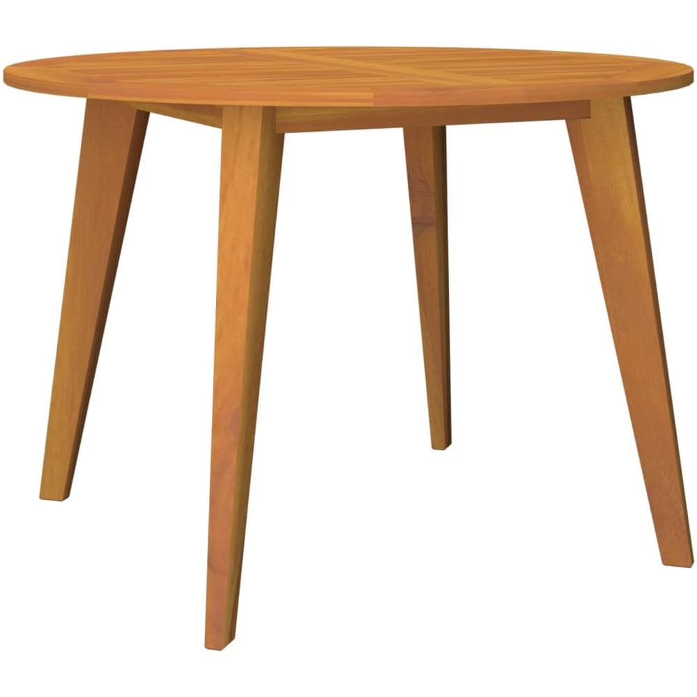 Tavolo Da Giardino 110x75 Cm In Legno Massello Di Acacia - Foto 2