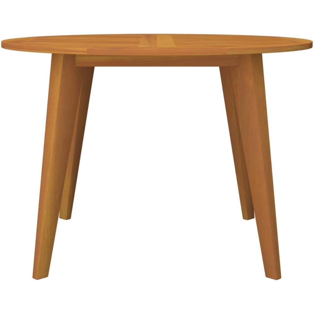 Tavolo Da Giardino 110x75 Cm In Legno Massello Di Acacia - Foto 3