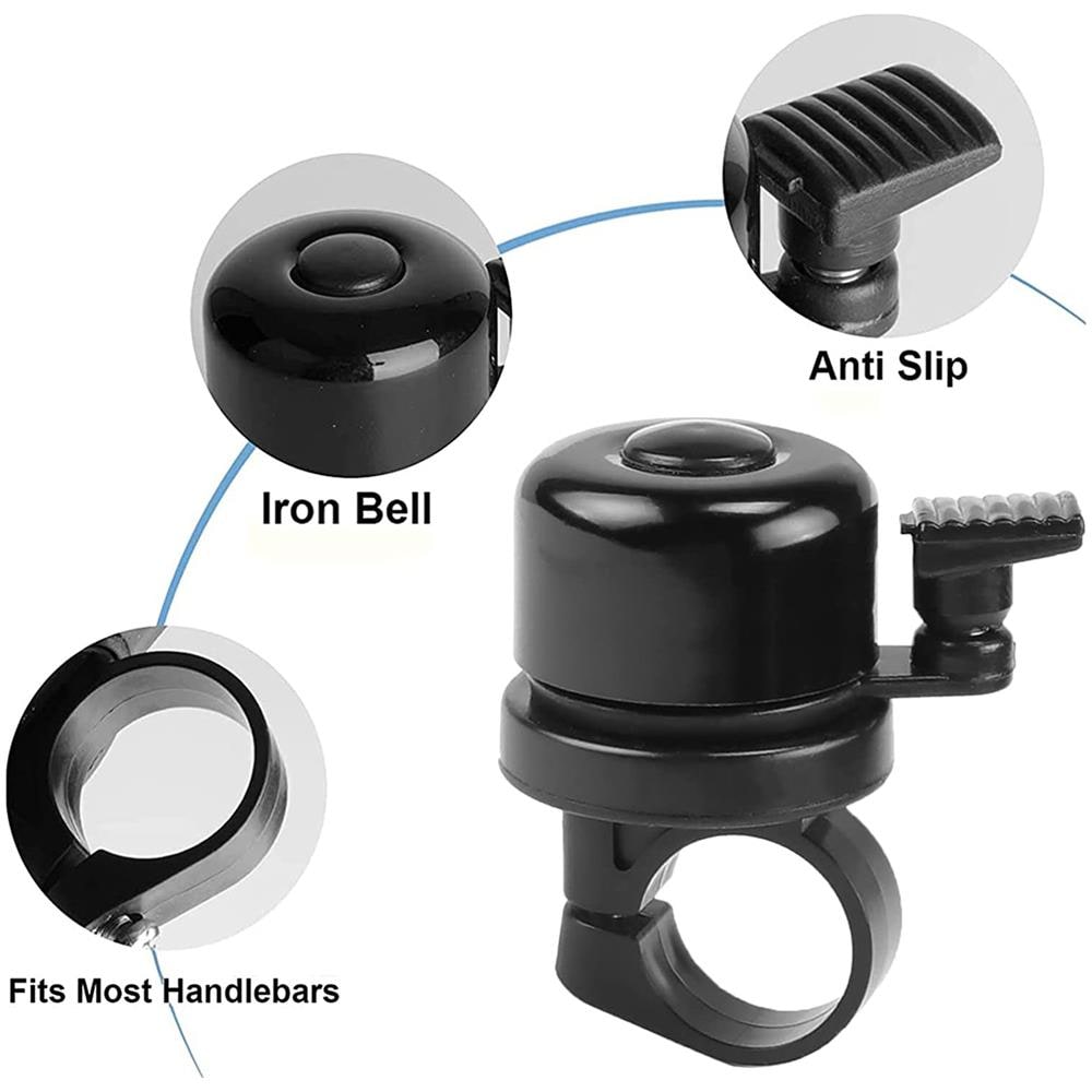 Campanello Per Bicicletta Con Porta Airtag Nero - Foto 2