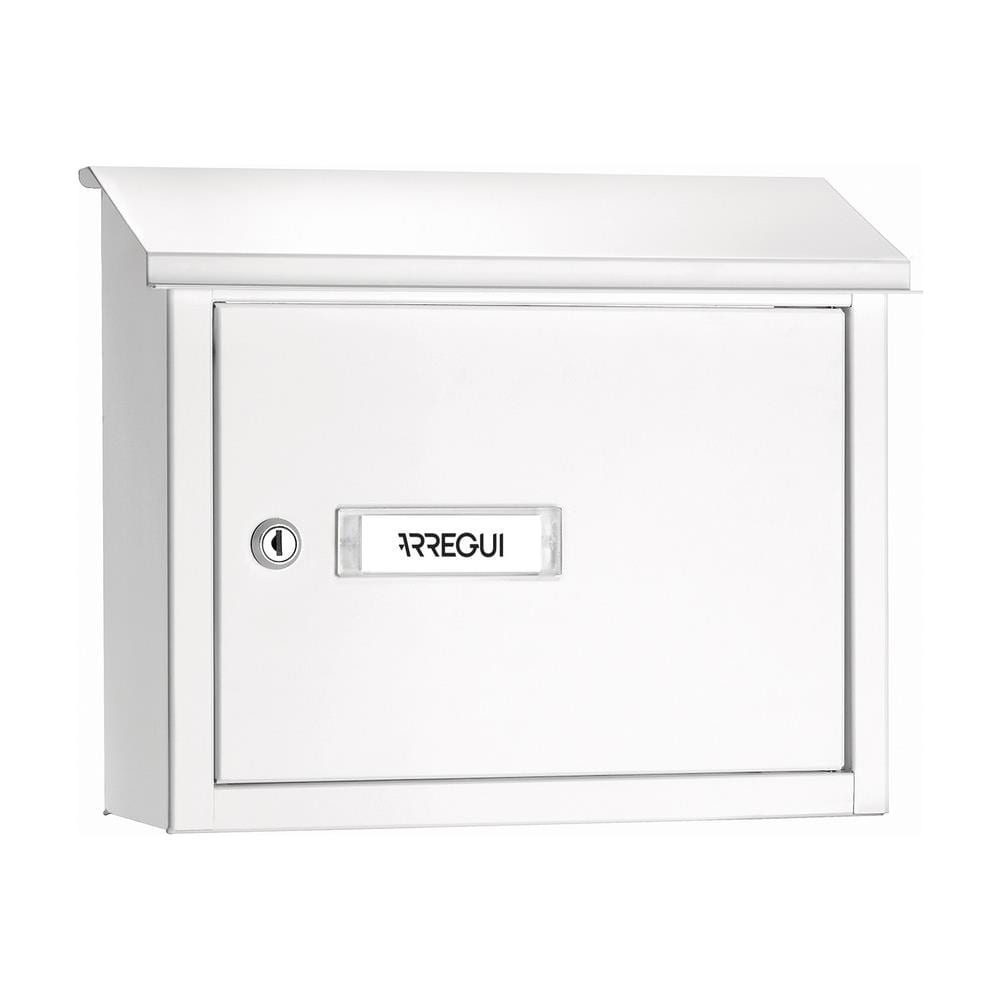 V4061 Maxi Cassetta Postale Alluminio Per Porte O Cancelli Interni, Cassetta Postale 33x4 Cm, Taglia M (a4 Posta E Rivista) Anticorrosivo - Foto 1