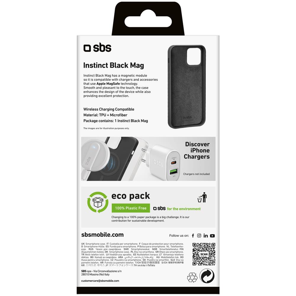 TEINSTMAGIP1561K custodia per cellulare 15,5 cm (6.1"") Cover Nero per iPhone 15 - Foto 2