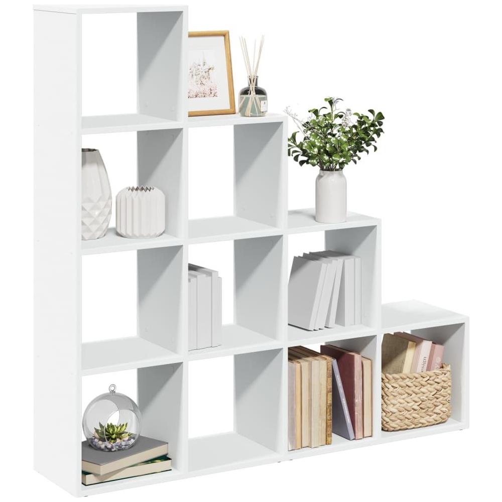 Libreria Divisorio 4 Ripiani Bianca 131,5x29x131,5cm Truciolato - Foto 2