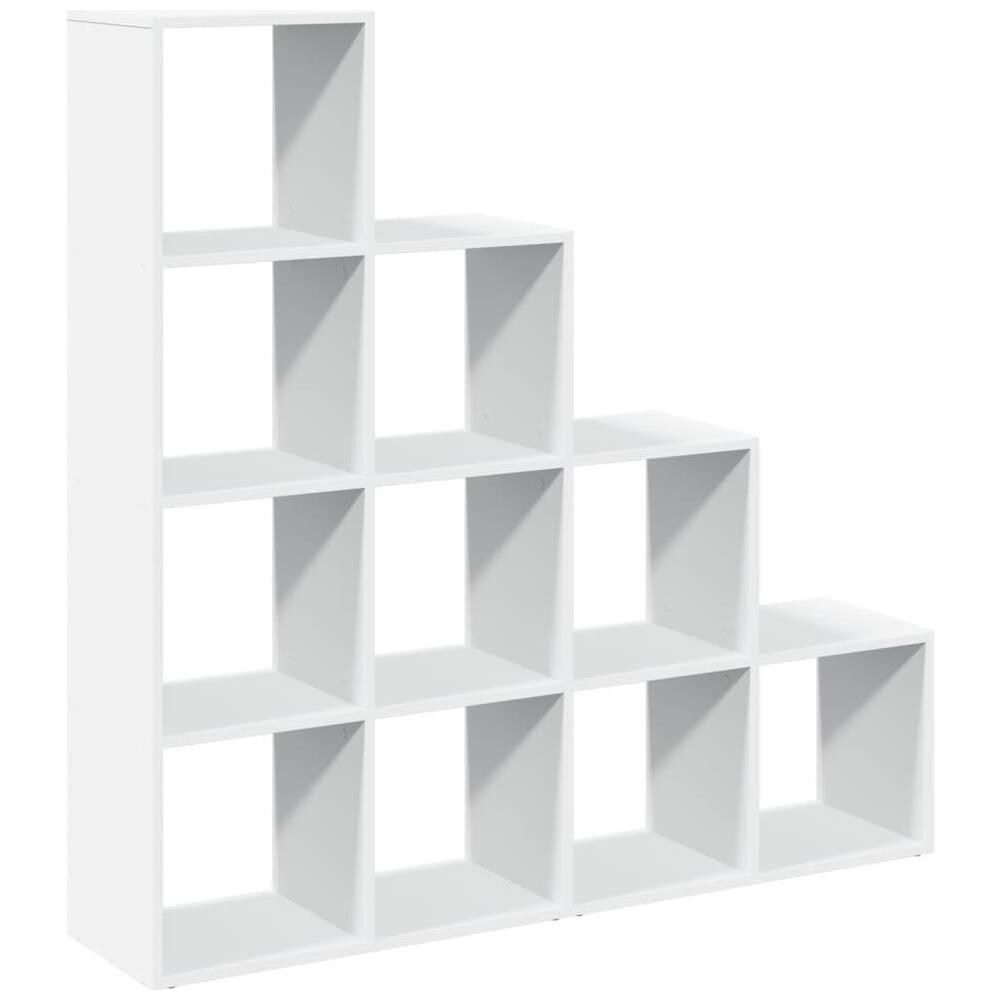 Libreria Divisorio 4 Ripiani Bianca 131,5x29x131,5cm Truciolato - Foto 1