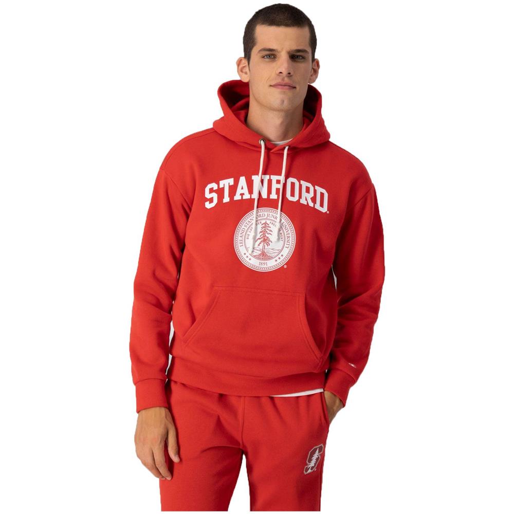 Felpa Uomo con Cappuccio Logo College - Foto 2