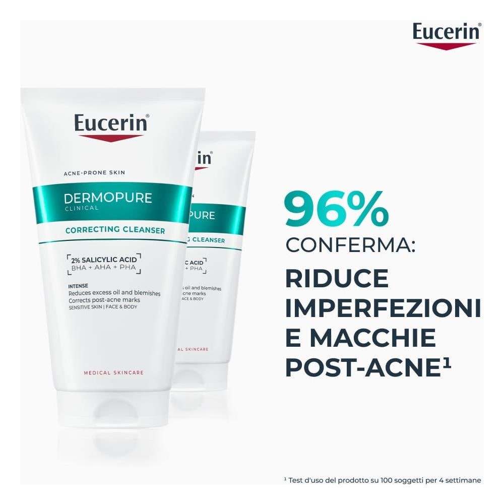 Eucerin Dermopure Clinical Detergente Tripla Azione 150 ml - Foto 2