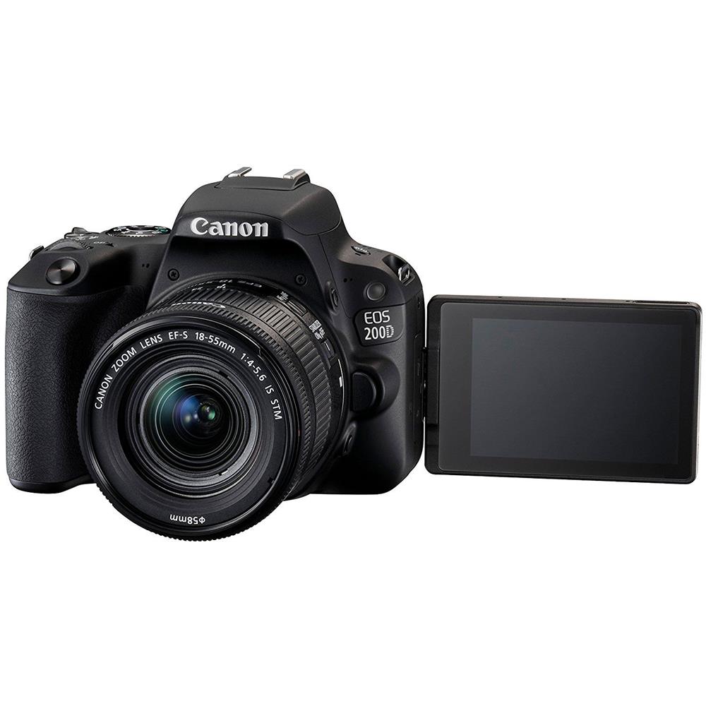 EOS 200D Kit 18-55 DC Sensore CMOS 24.2 Mpx Display 3" Filmati Full HD Wi-Fi / NFC - Foto 3