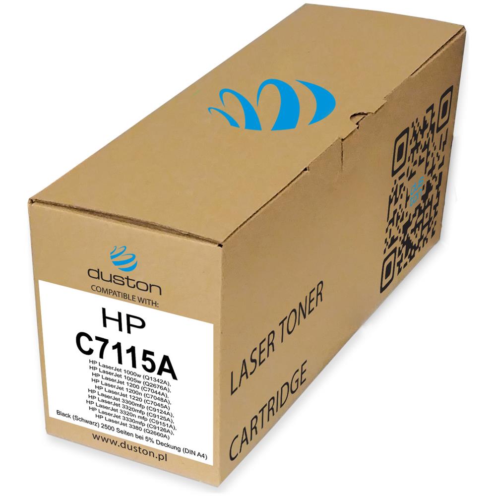 TONER - C7115a, 15a Negro Compatible Con Hp Laserjet 1000w 1005 1200 1220 3300 3300 Mfp 3320 Mfp 3330 Mfp 3380 Mfp - Foto 1