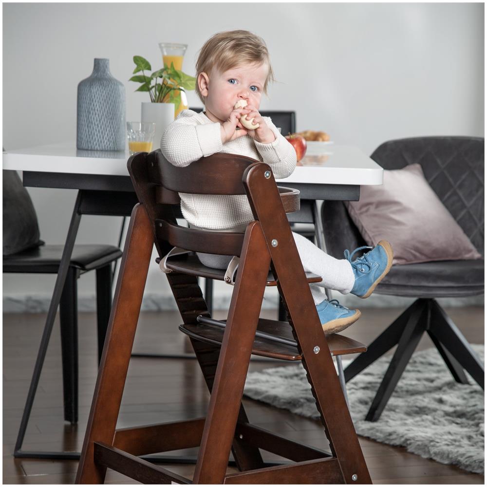 Seggiolone Sit Up III - Crescendo con la sedia da bambino a sedia per ragazzi - Legno tinto marrone - Foto 6