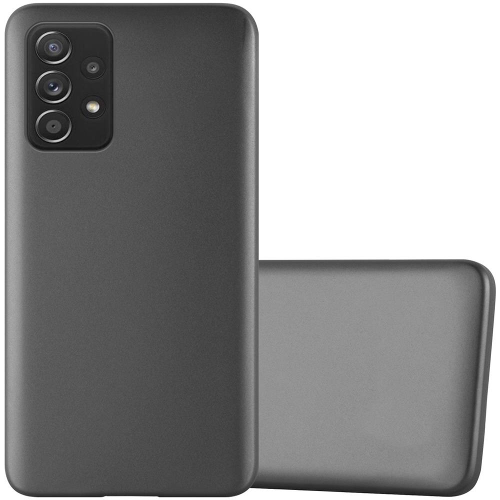 Custodia Compatibile Con Samsung Galaxy A52 (4g / 5g) / A52s In Grigio Metallico - Coperchio Protettivo In Silicone Tpu Flessibile - Foto 1