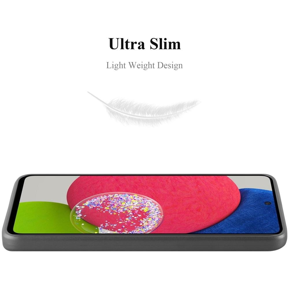 Custodia Compatibile Con Samsung Galaxy A52 (4g / 5g) / A52s In Grigio Metallico - Coperchio Protettivo In Silicone Tpu Flessibile - Foto 2