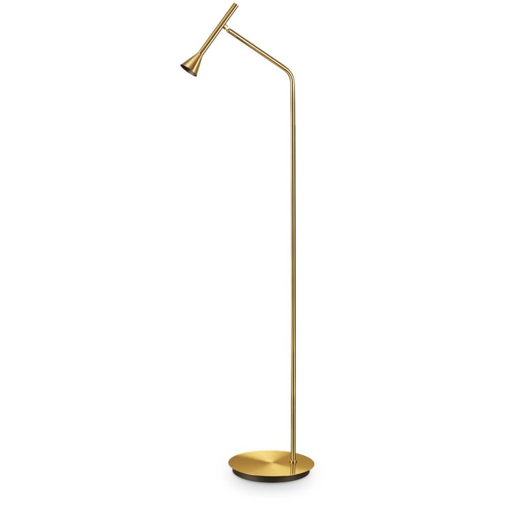 Diesis Pt Ottone Satinato Lampada Terra - Ideal Lux 285344 - Foto 1