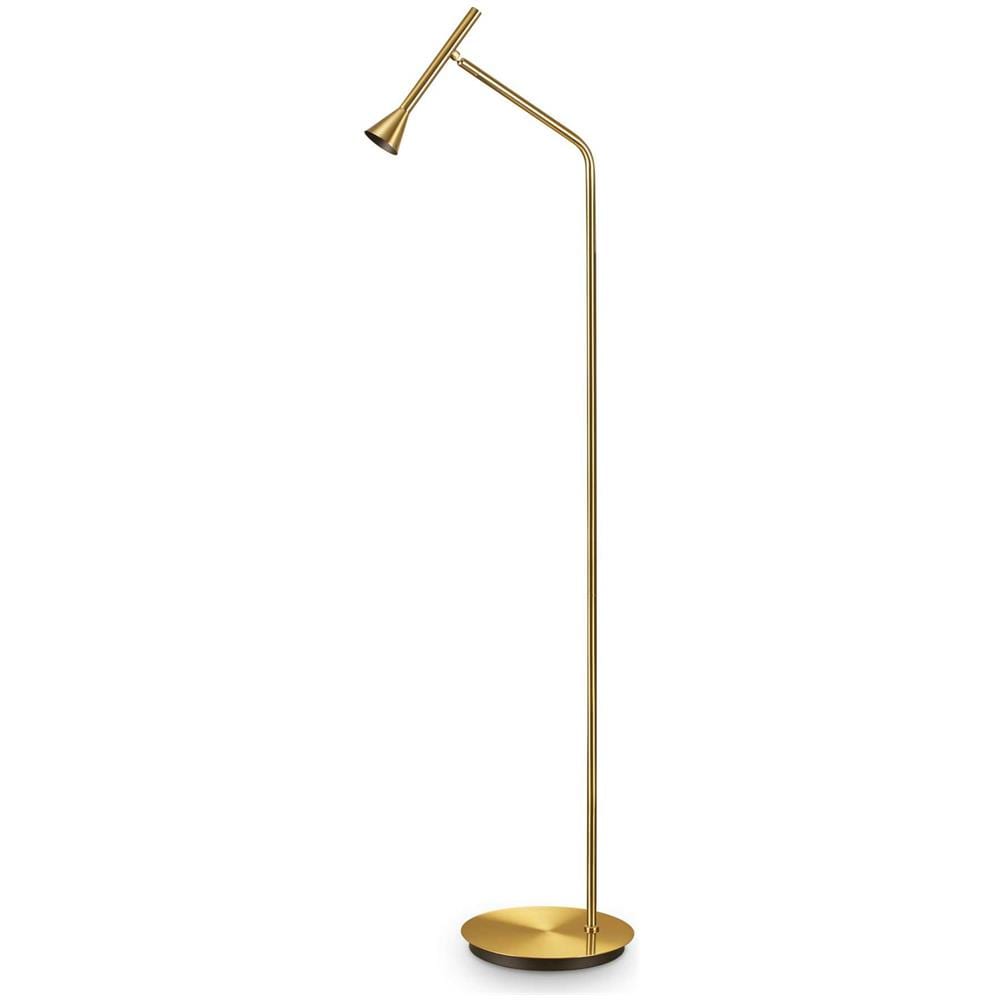 Diesis Pt Ottone Satinato Lampada Terra - Ideal Lux 285344 - Foto 2