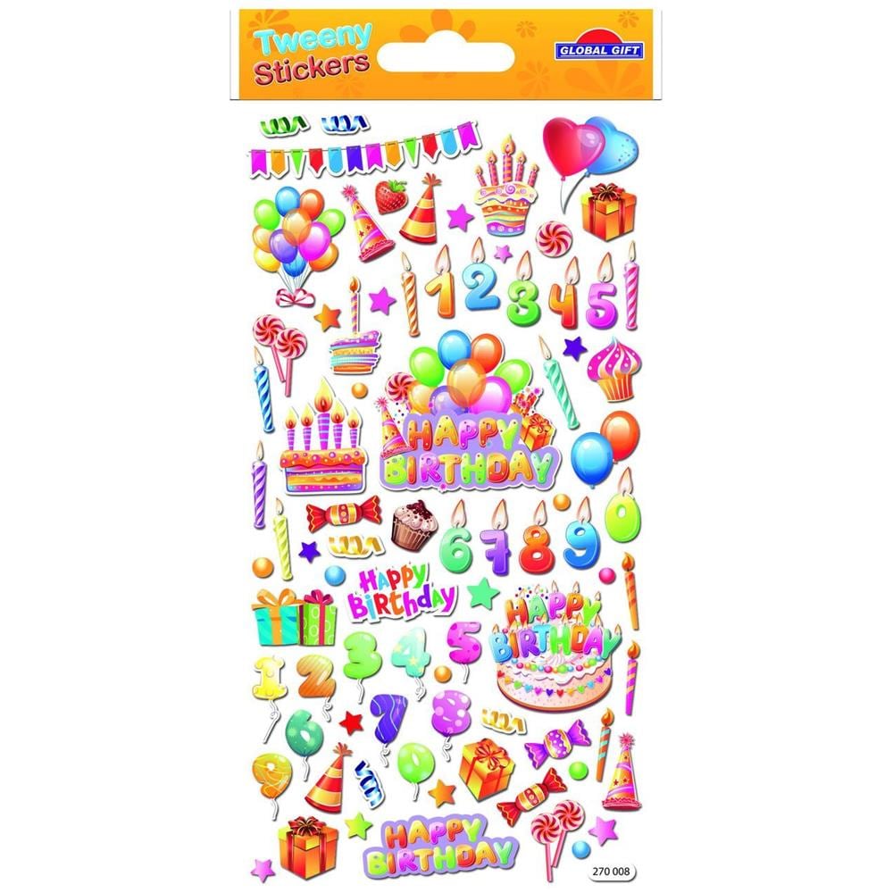 Adesivi Riutilizzabili - Schiuma - Compleanno - Foto 1