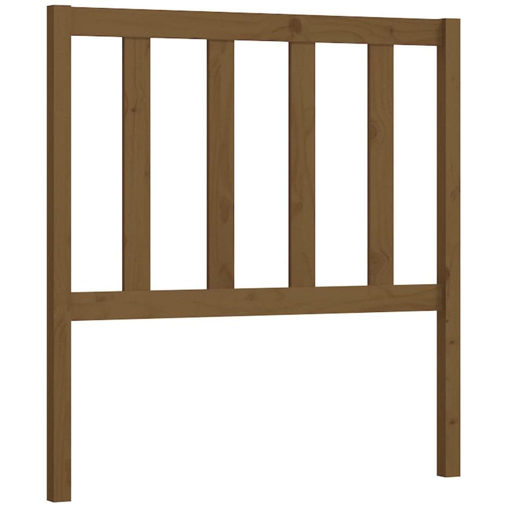 Testiera Per Letto Miele 106x4x100 Cm In Legno Massello Di Pino - Foto 2