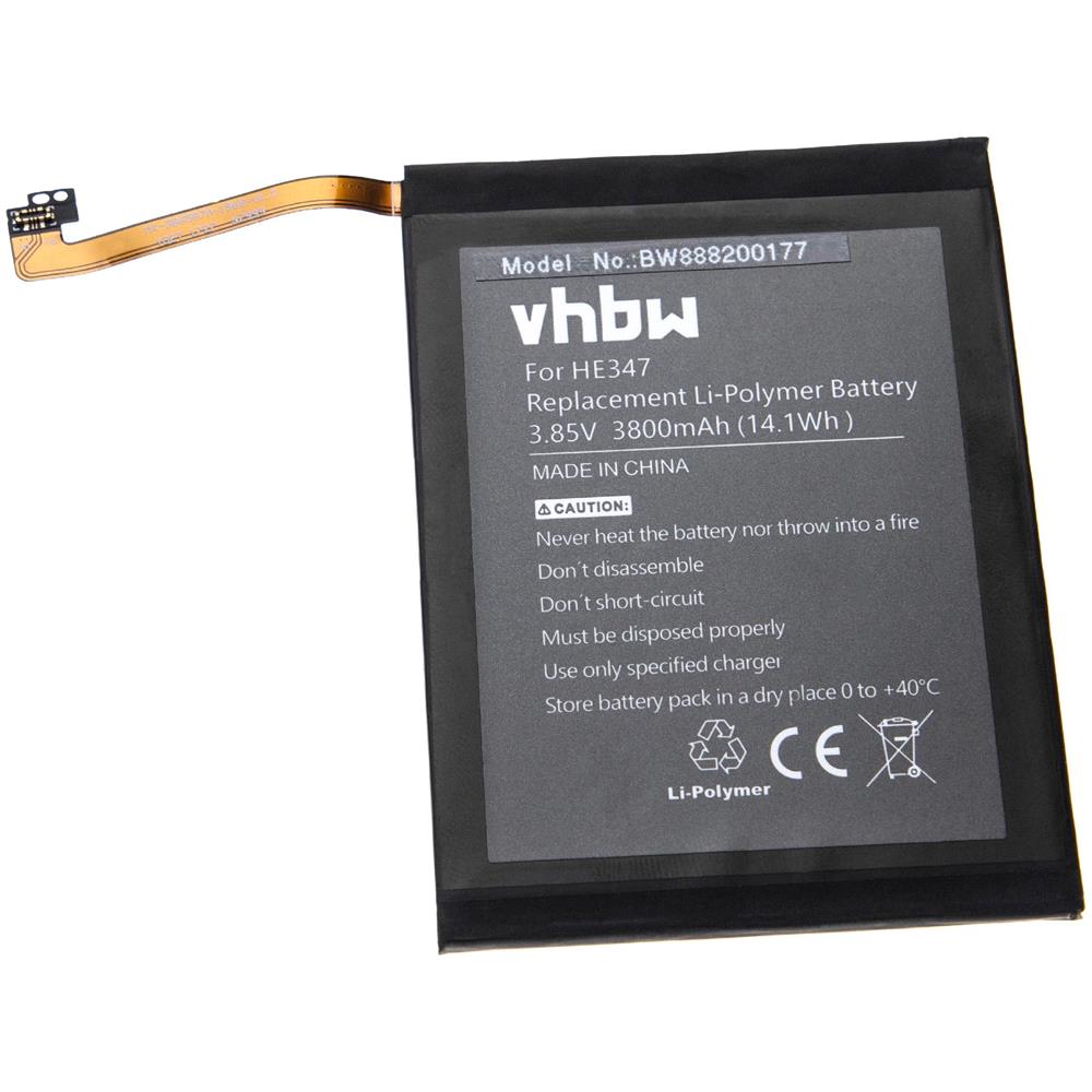 Batteria Sostituisce Nokia Bpb2n00005b, He340, He347 Per Smartphone Cellulare (3800mah, 3,85v, Li-poly) - Foto 1