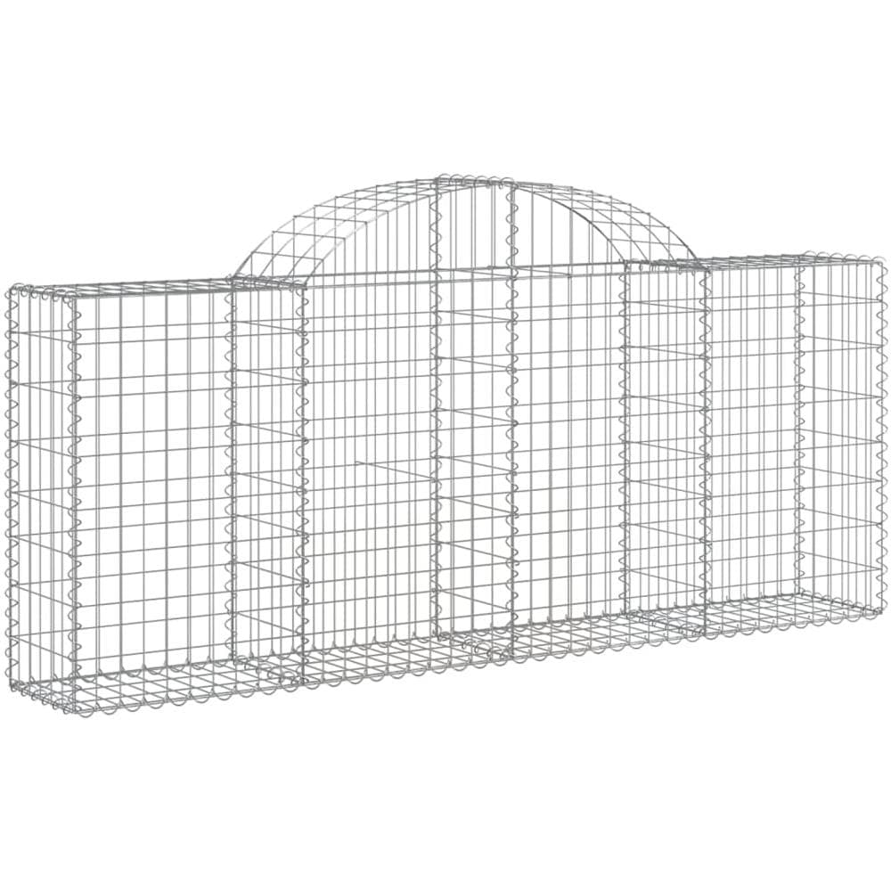Cesti Gabbioni Ad Arco 40 Pz 200x30x80/100 Cm Ferro Zincato - Foto 3