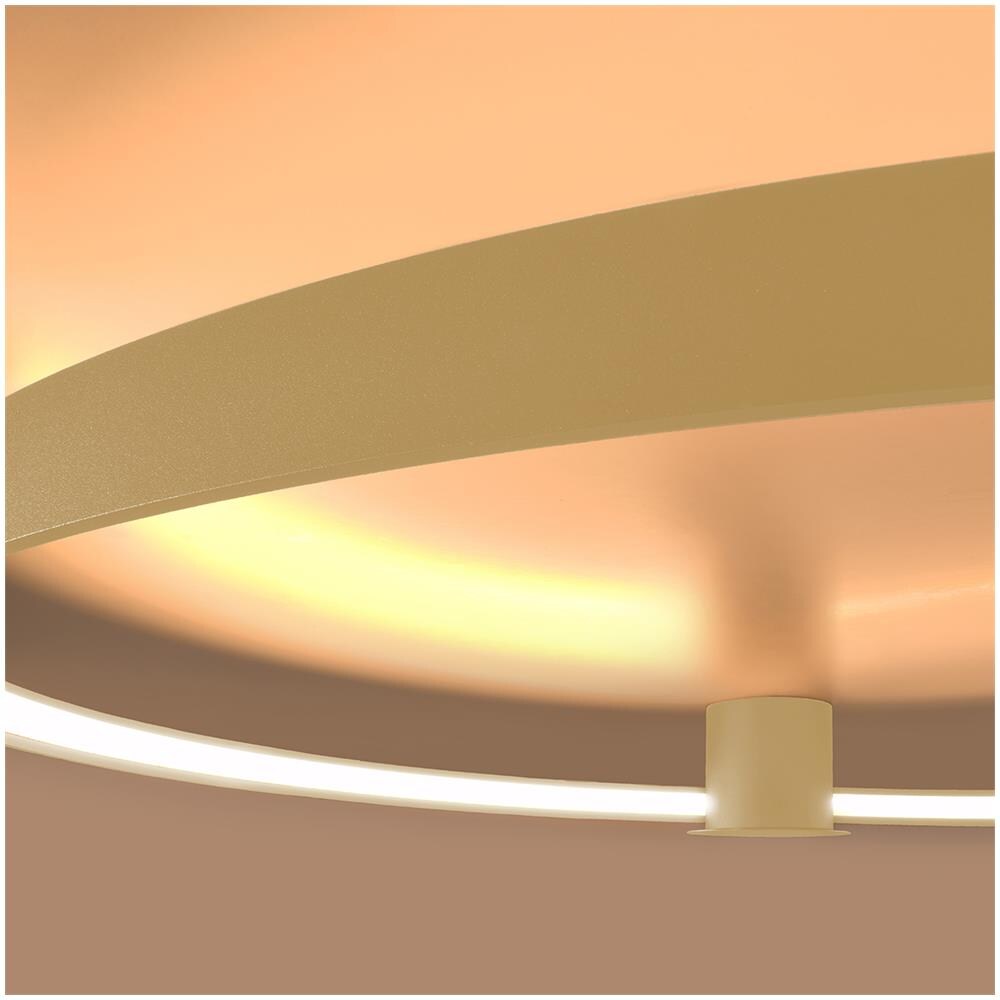 Sollux Lighting Lampada Da Soffitto Rio 78 Golden Led 3000k Th. 224 - Moderno Lampada A Soffitto D'oro 12.5x78x87 Cm - Foto 7