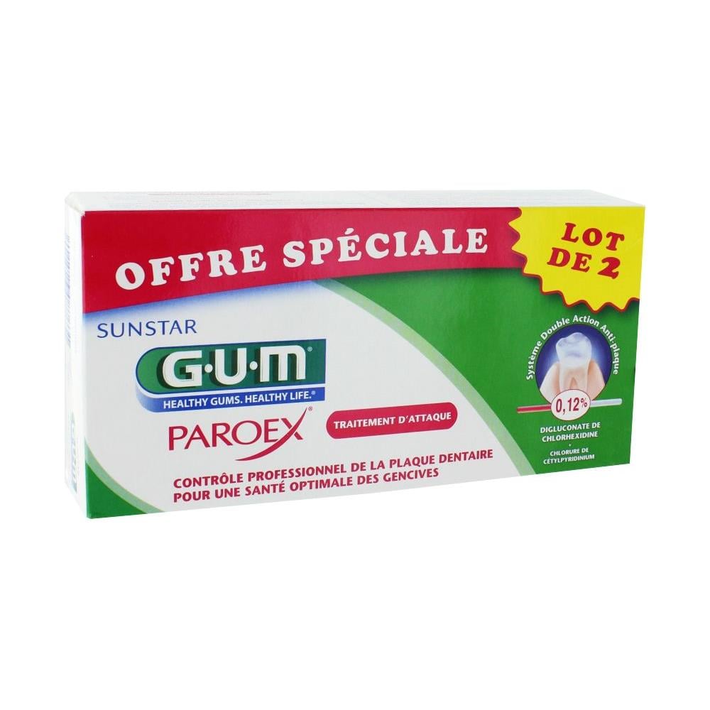 Paroex Dentifricio Trattamento Di Attacco 2x75ml Gum - Foto 1