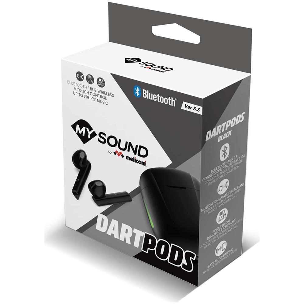 497413 cuffia e auricolare True Wireless Stereo (TWS) In-ear Musica e Chiamate Bluetooth Nero - Foto 2