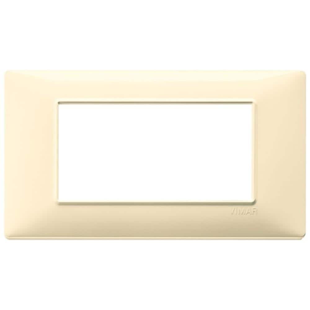 Placca 4 Moduli Crema Plana 14654.04 - Foto 4
