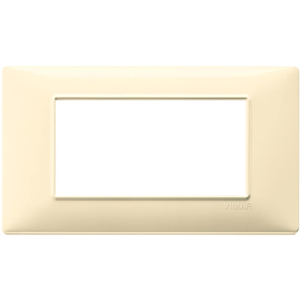 Placca 4 Moduli Crema Plana 14654.04 - Foto 2