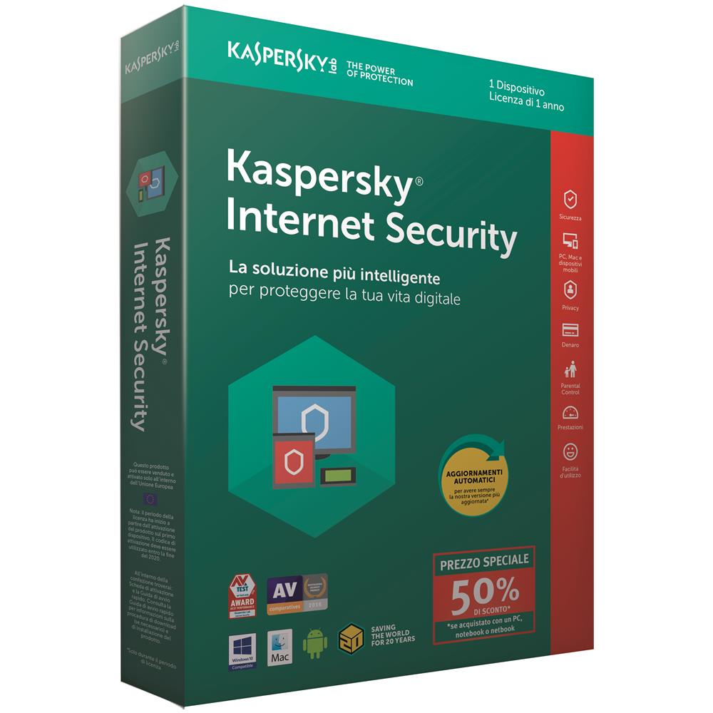Internet Security 2018 Licenza per 1 Dispositivo (Versione a Metà Prezzo se Abbinato all'acquisto di un PC Desktop o Notebook) - Foto 1
