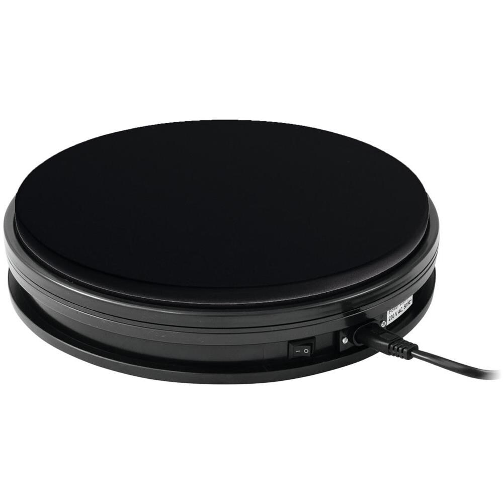 Base Con Piastra Girevole Nera 25 Cm Fino A 15 Kg - Foto 2