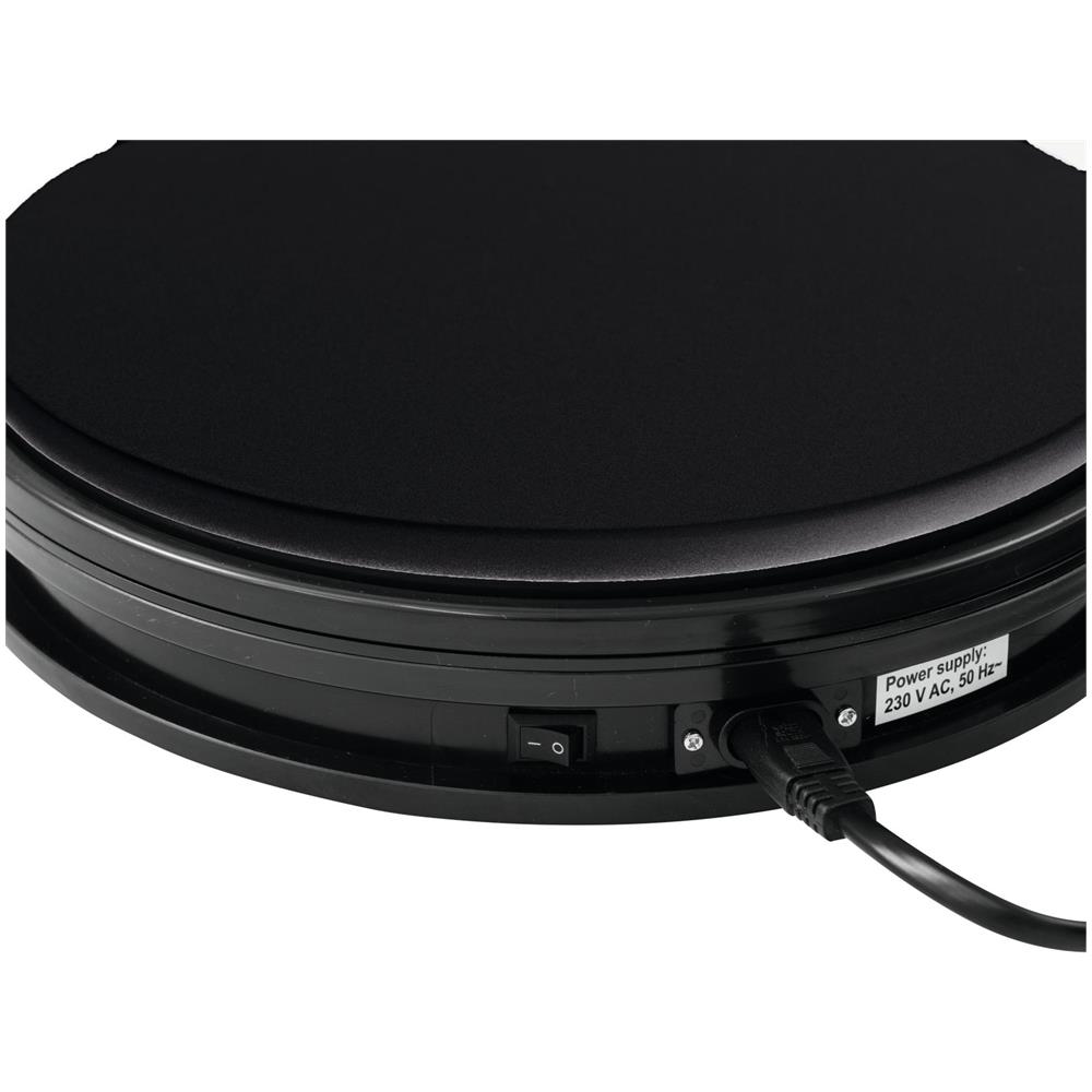 Base Con Piastra Girevole Nera 25 Cm Fino A 15 Kg - Foto 3