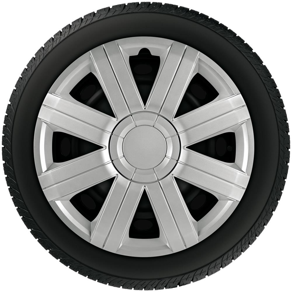 Copricerchi Auto Universali 13 Pollici Tech-one Sportive Silver 31495 - Foto 9