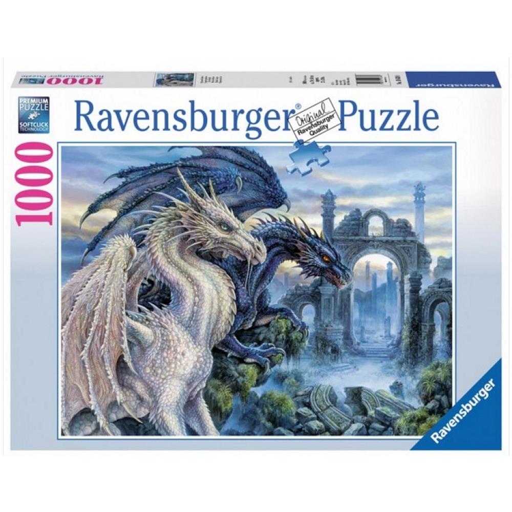 RAVENSBURGER - Puzzle 2x24 pezzi Un giorno allo zoo