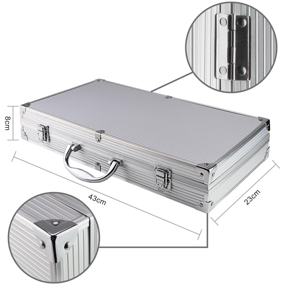 Costner , Set Per Barbecue Portatile Kit di Utensili Per Barbecue in Acciaio Inossidabile Regali Ideali Per Gli Uomini Papà 5 Pezzi di Utensili Per Barbecue