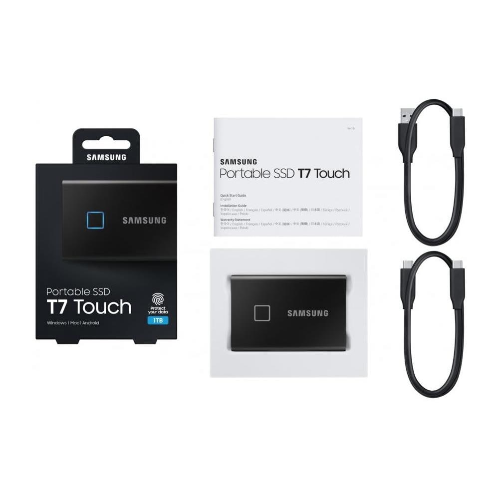 SSD Portatile 2 TB Serie T7 Touch Interfaccia Usb 3.2 Nero - Foto 6
