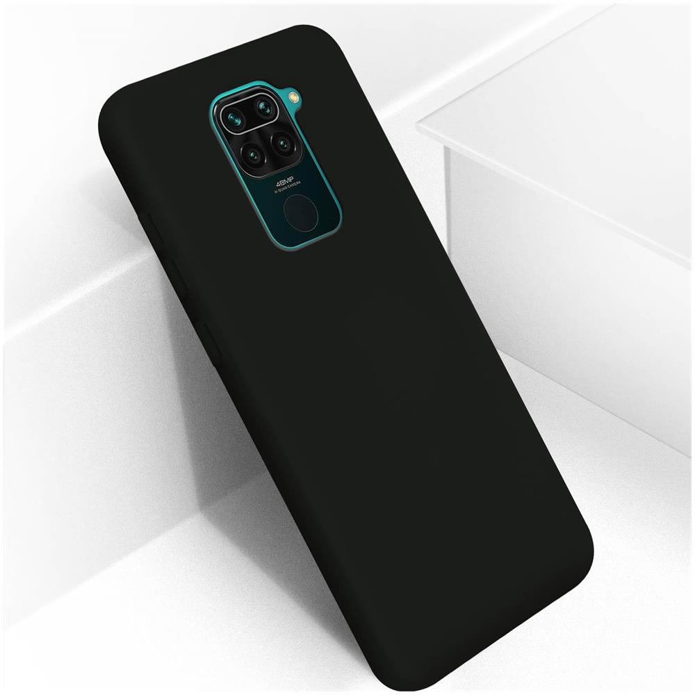 Cover Silicone Xiaomi Redmi Note 9 Semi-rigida Opaca Soft Touch Nero - Foto 5
