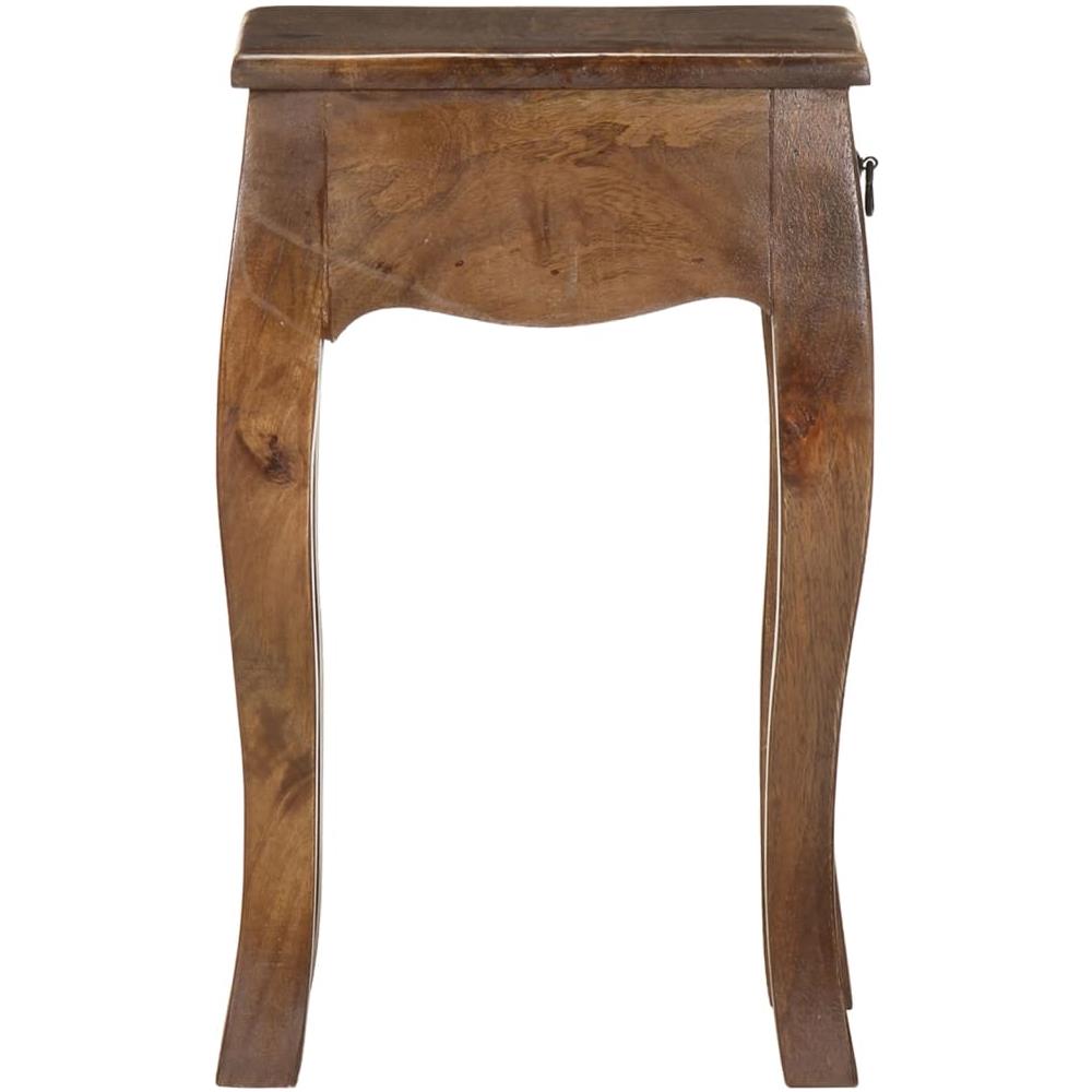 Comodino 28x28x46 Cm In Legno Massello Di Mango - Foto 9